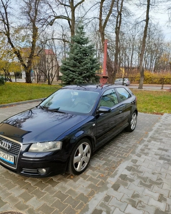 Audi A3 cena 17600 przebieg: 170000, rok produkcji 2007 z Warszawa małe 154